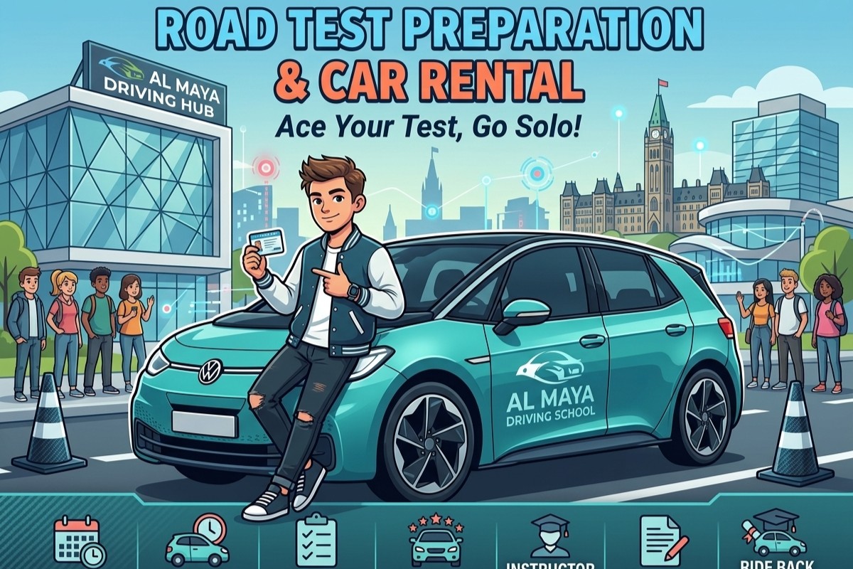 Road Test Preparation & car rental